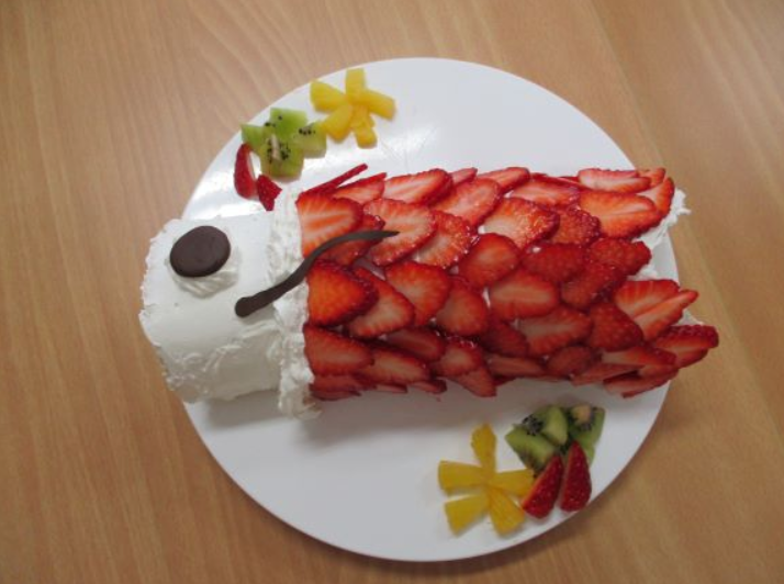 鯉のぼりケーキ