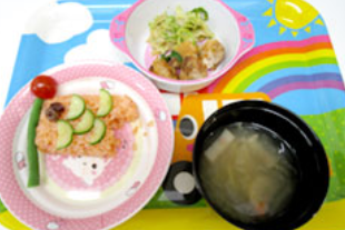 栄養たっぷりの給食