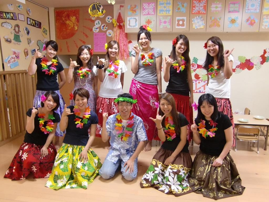 サマーフェスティバル（夏祭り）　イベント（行事）も自由に決めているので各園でカラーが出ます